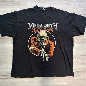 Megadeth Black Friday Graphic T-Shirt - Black